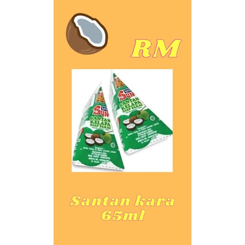 

Kara Santan cair 65ml