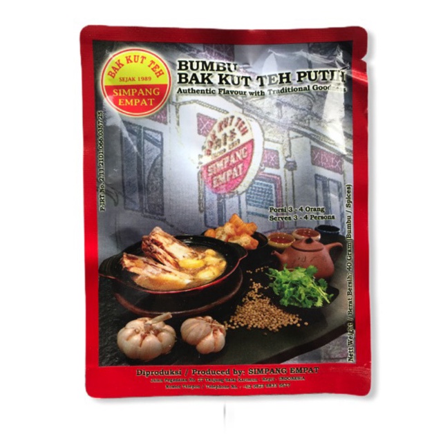 

Murah Bumbu Bak Kut Teh Putih Simpang Empat 4g 8