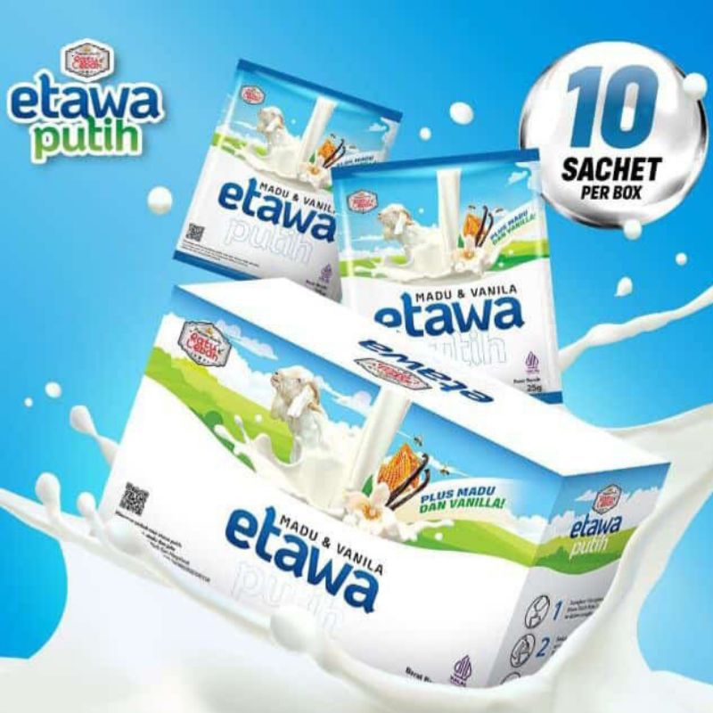 

Ratu Lebah Etawa Putih Madu Plus Vanila Original Kemasan Box (10 sachet)