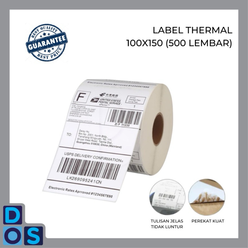 

KERTAS RESI 100 x 150 KERTAS STICKER THERMAL RESI 100 x 150mm ISI 500 PCS PROMO MURAH KERTAS RESI THERMAL