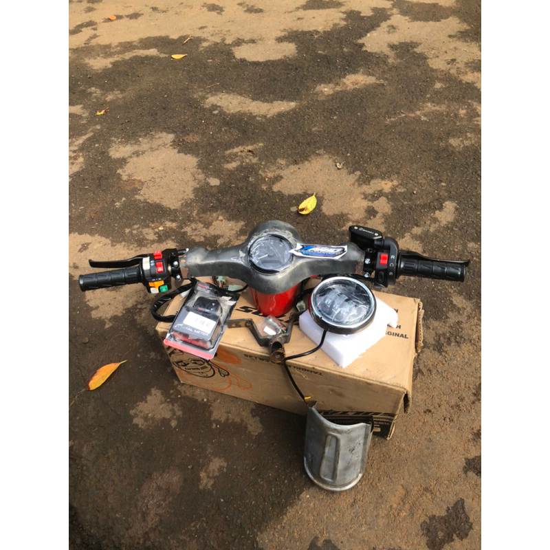 paketan stang Pispot set spido babon komplit tinggal pasang