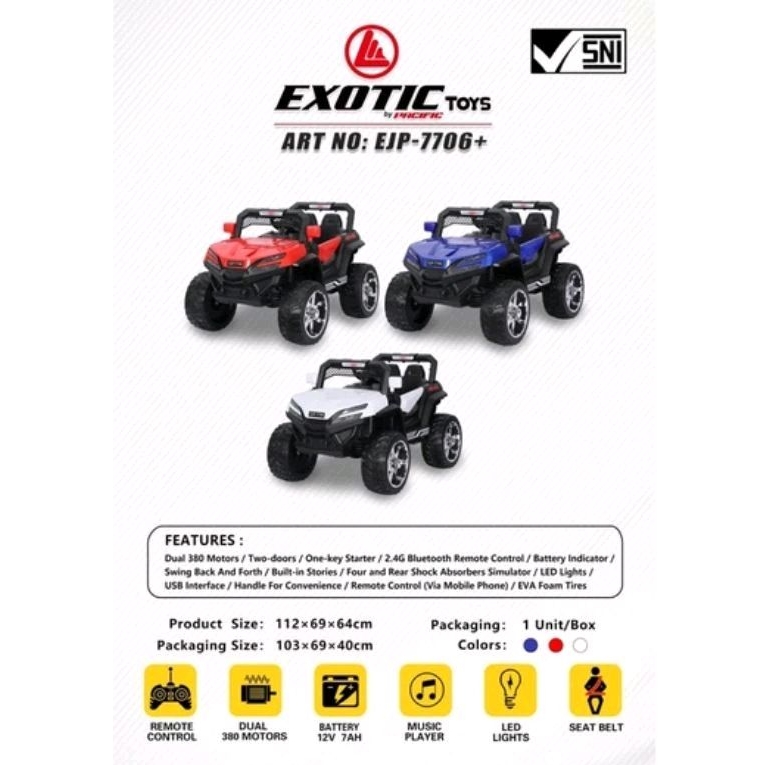 Mobil Aki Exotic EJP-7706+ (BAN EVA)