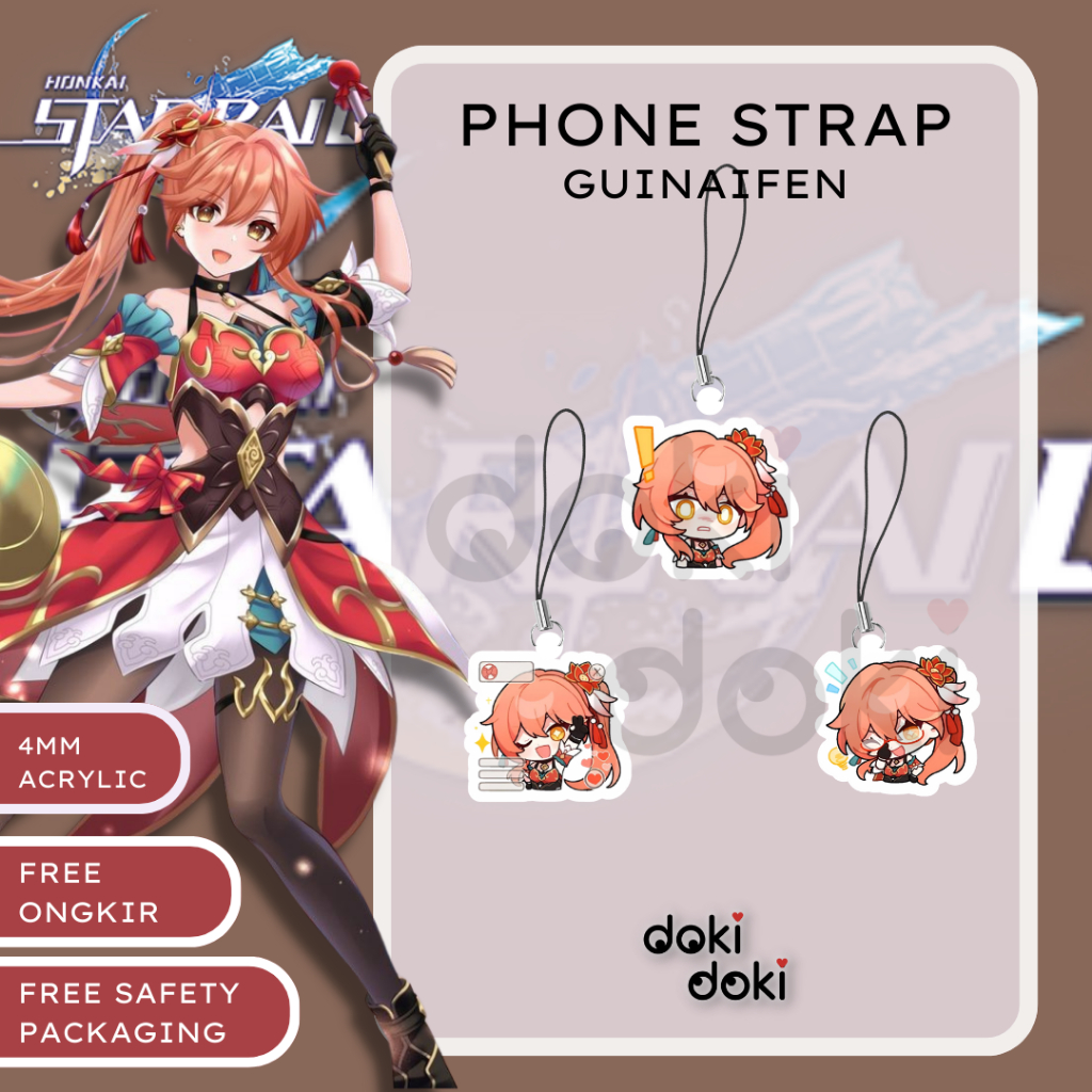 PHONE STRAP HP GUINAIFEN HONKAI STAR RAIL