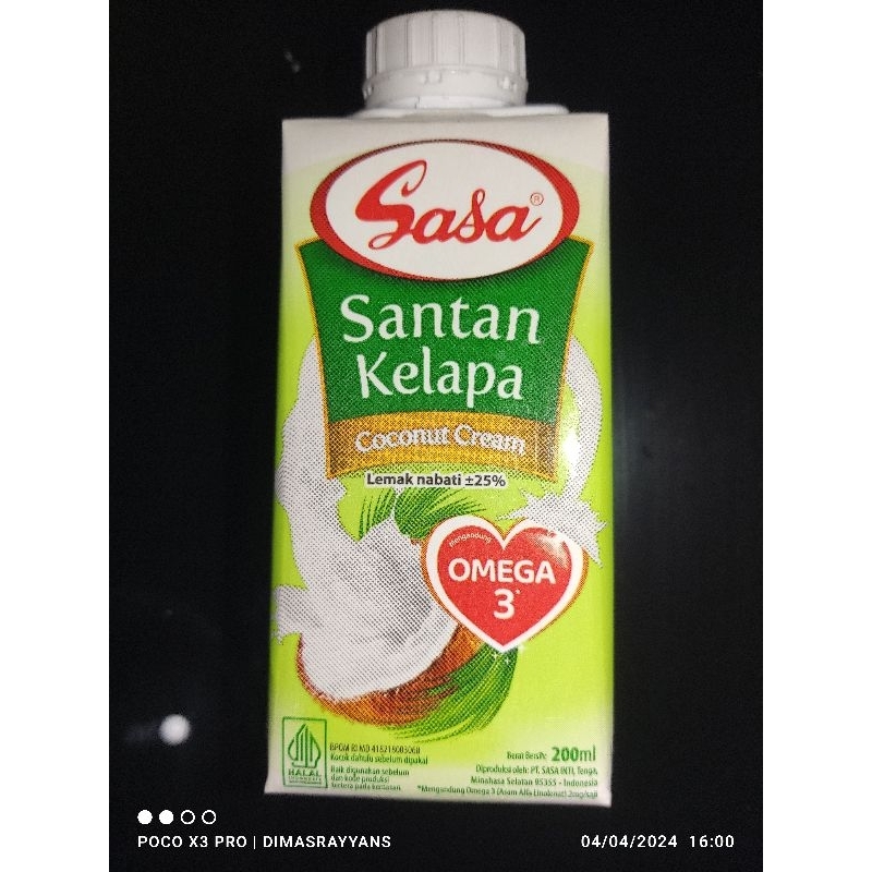 

SASA SANTAN CAIR 200ml