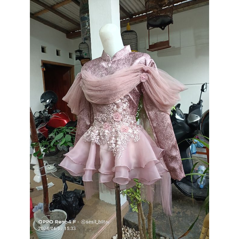 KEBAYA JAGUAR RUFFLE LEPAS PASANG+ROK