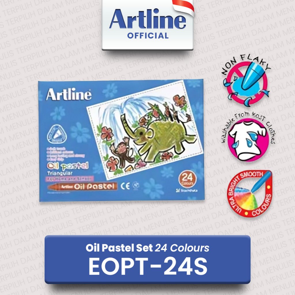 

ARTLINE Oil Pastel Crayon Set 24 Warna EOPT-24S