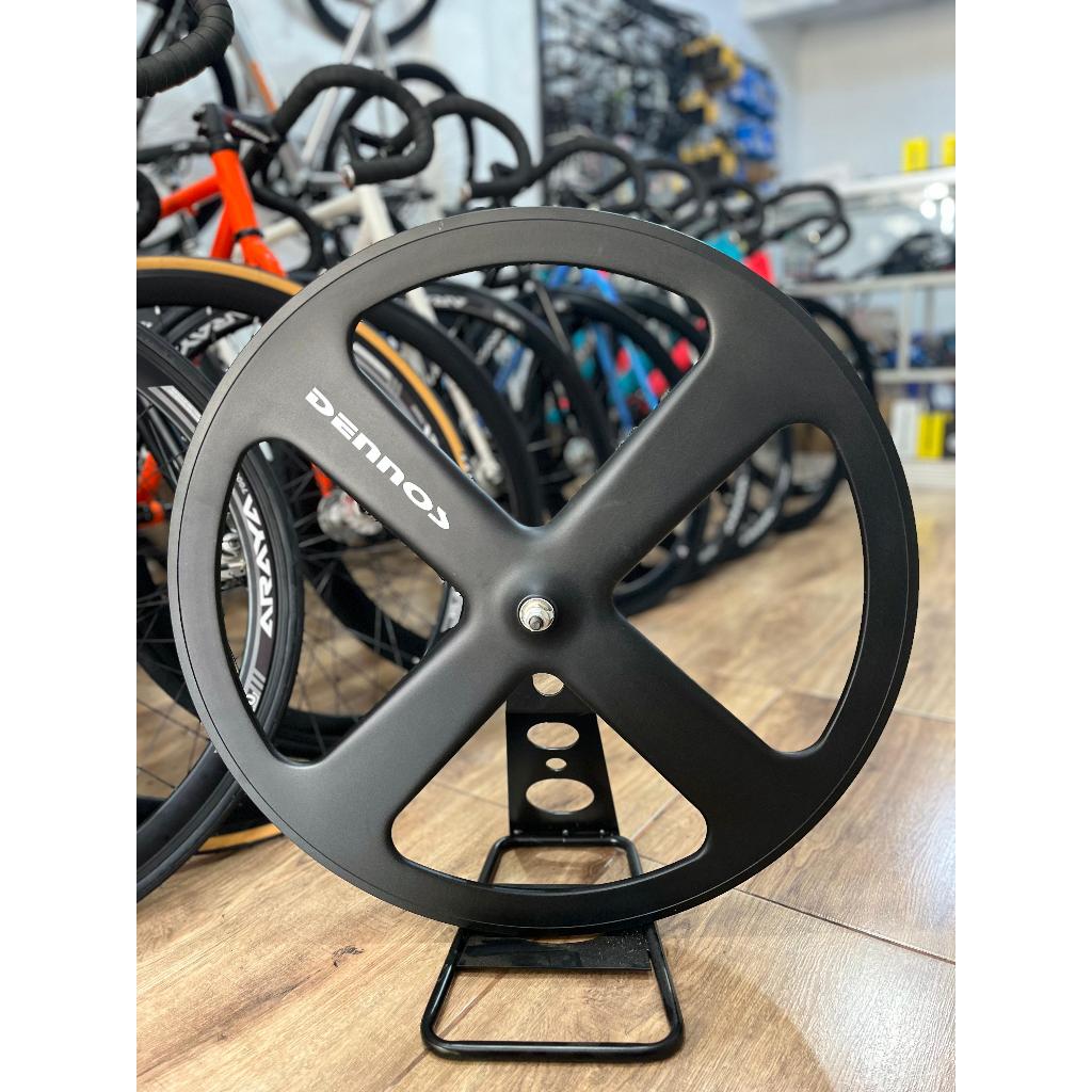DENNOS 4 SPOKE VELG WHELSEET SEPEDA FIXIE ROADBIKE 700C DEPAN