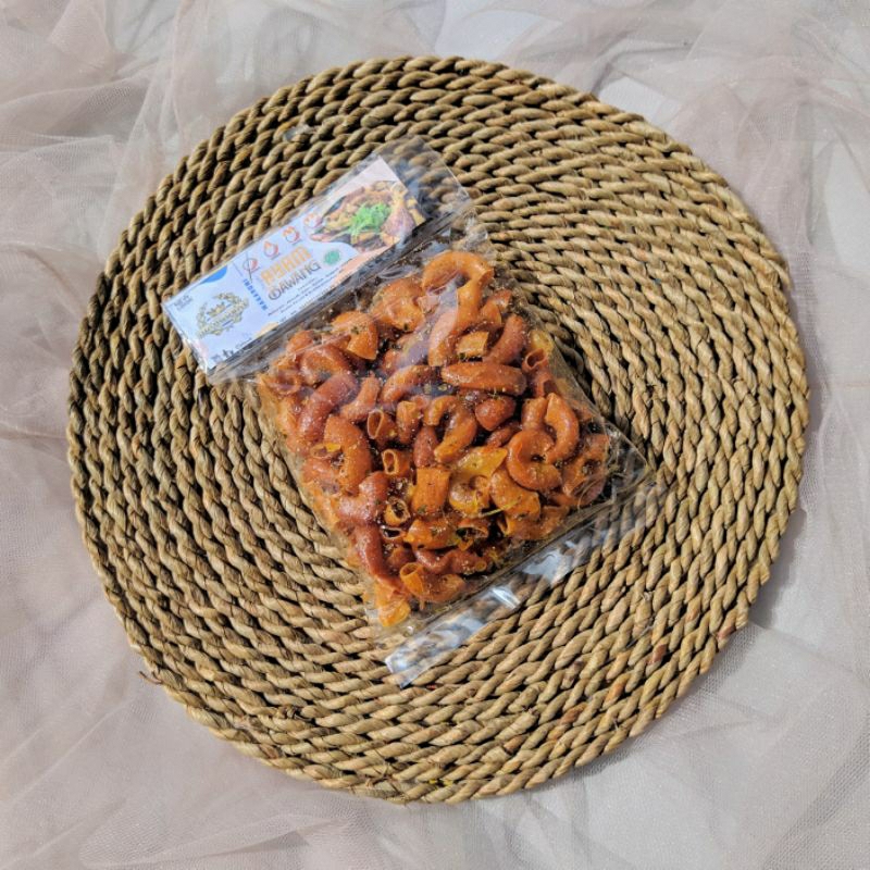 

Makaroni Rasa Ayam Bawang 35 gram / Nyemiil skuy / Makaroni rasa khas nusantara / Makaroni pedas / Camilan kriuk / Snack / Camilan pedas