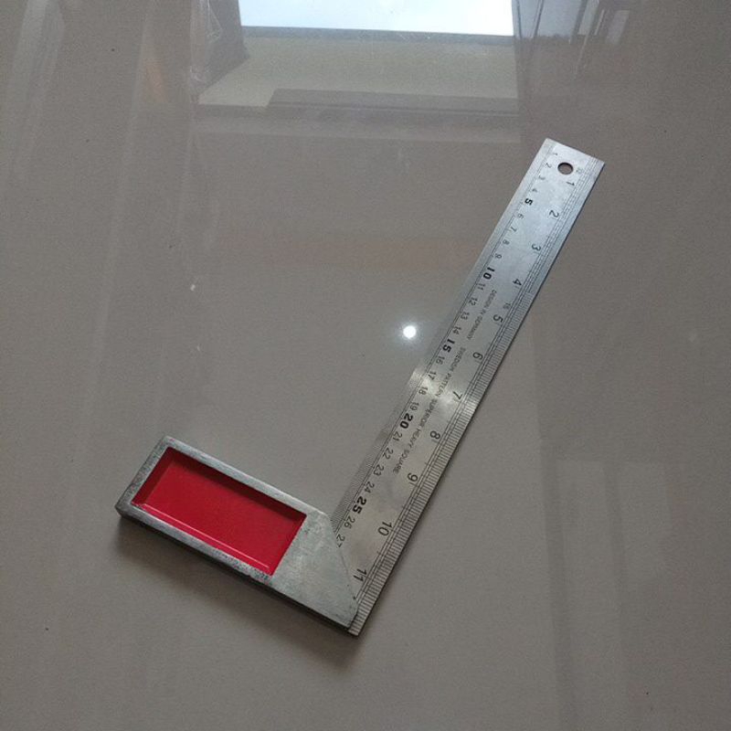 

Penggaris Siku / Penggaris Tukang 12"/30cm Bonucci