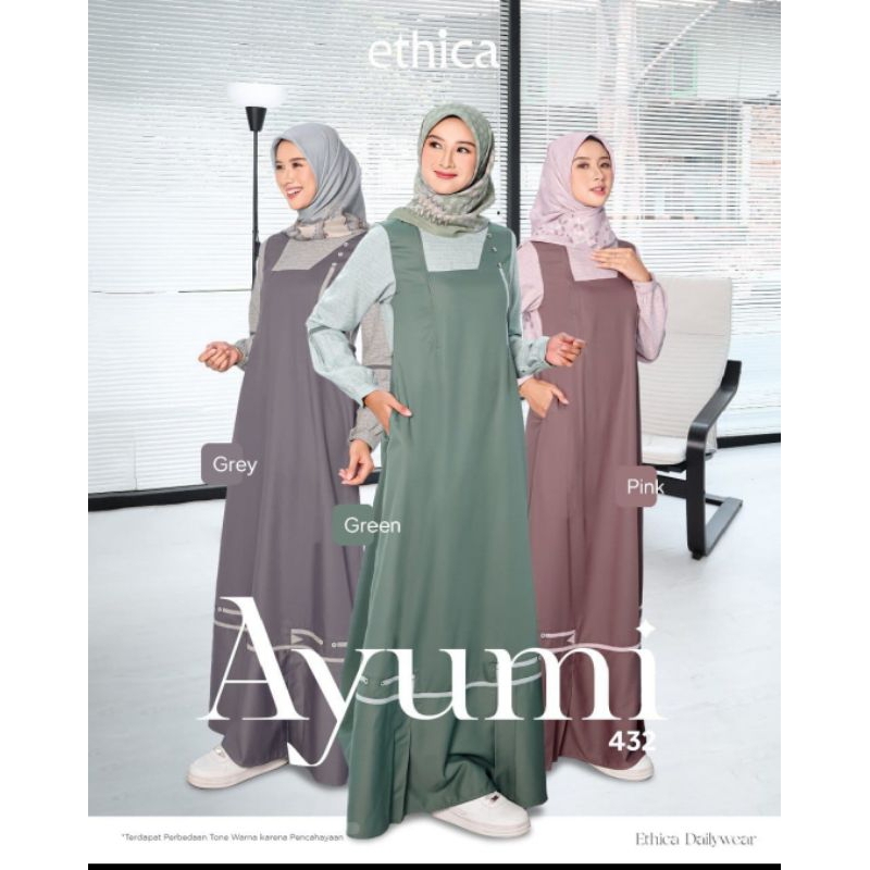 #ETHICA#ETHICA AYUMI 423#BAJU MUSLIM#GAMIS WANITA#