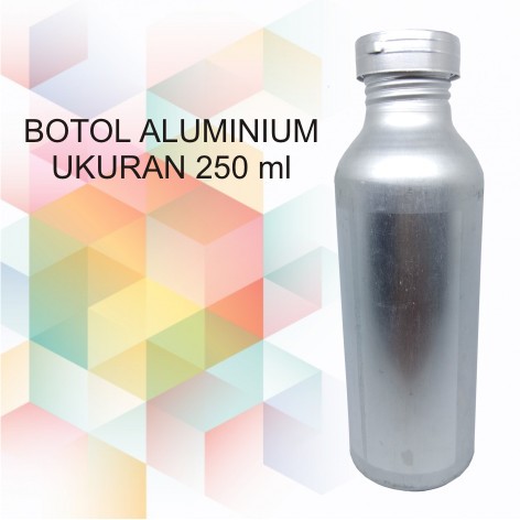 Botol Bibit Parfum Minyak Wangi kaleng almunium 250ml ex farfum bekas farpum