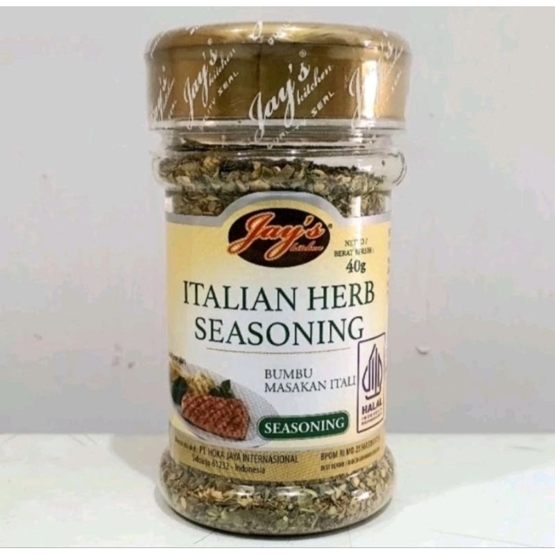 

Jays Italian Herb Seasoning / Jays Bumbu Masakan Itali 40gr