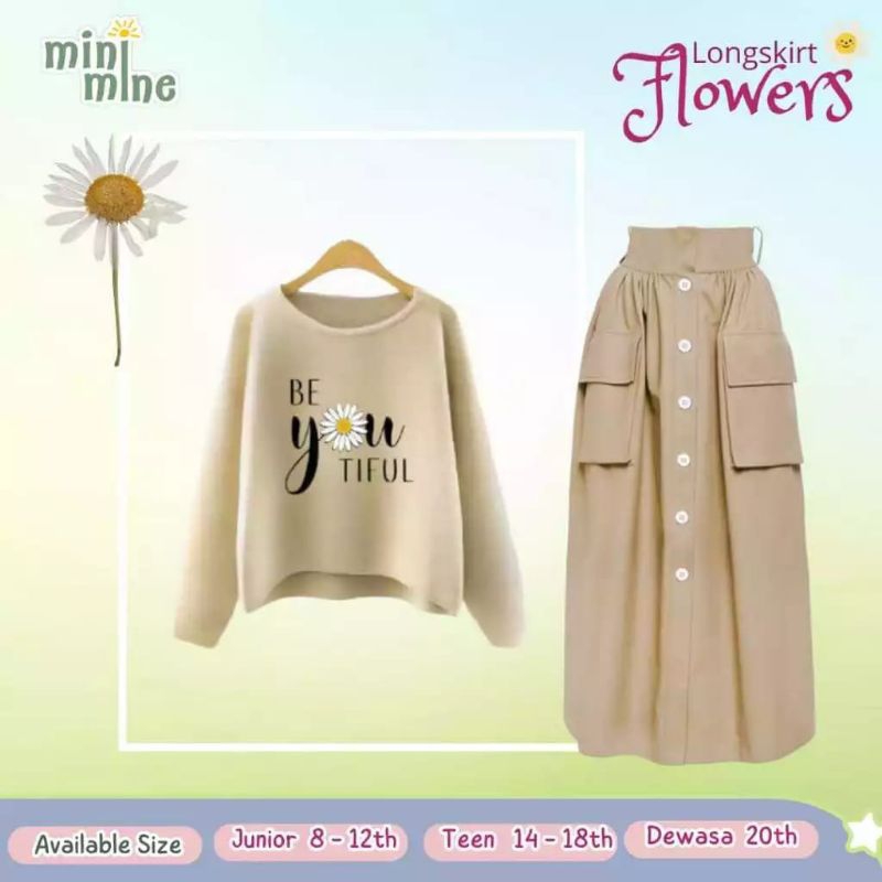 Longskirt Flowers  by Minimine