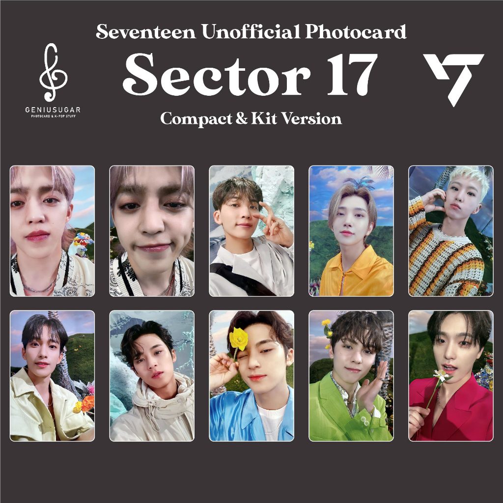 [SEVENTEEN] SECTOR 17 KIT COMPACT PHOTOCARD UNOFFICIAL