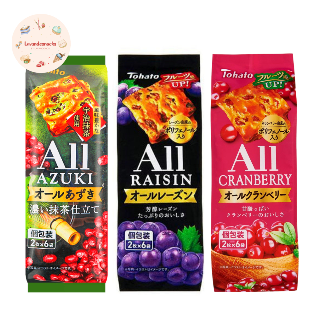 Biskuit Tohato All Raisin 2x6pcs