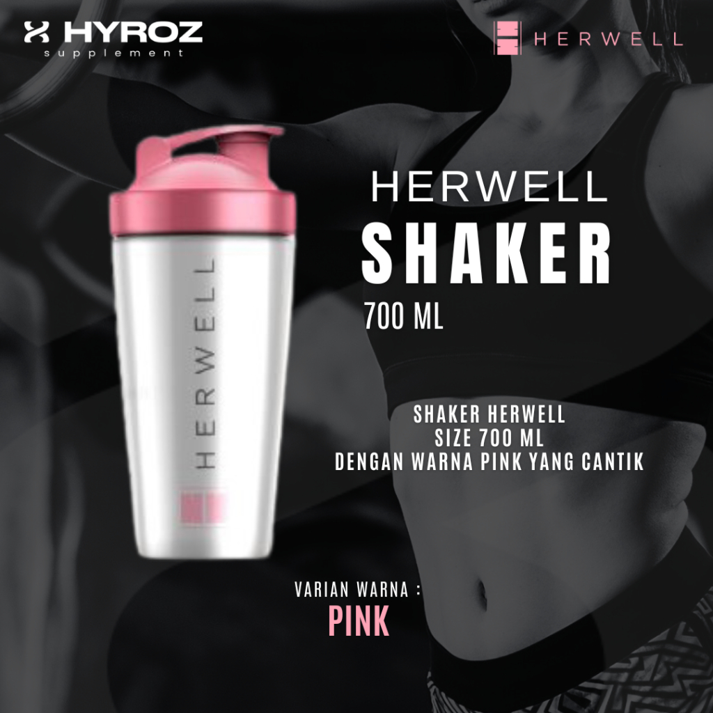 HERWELL : SHAKER Herwell Plastik 700ml