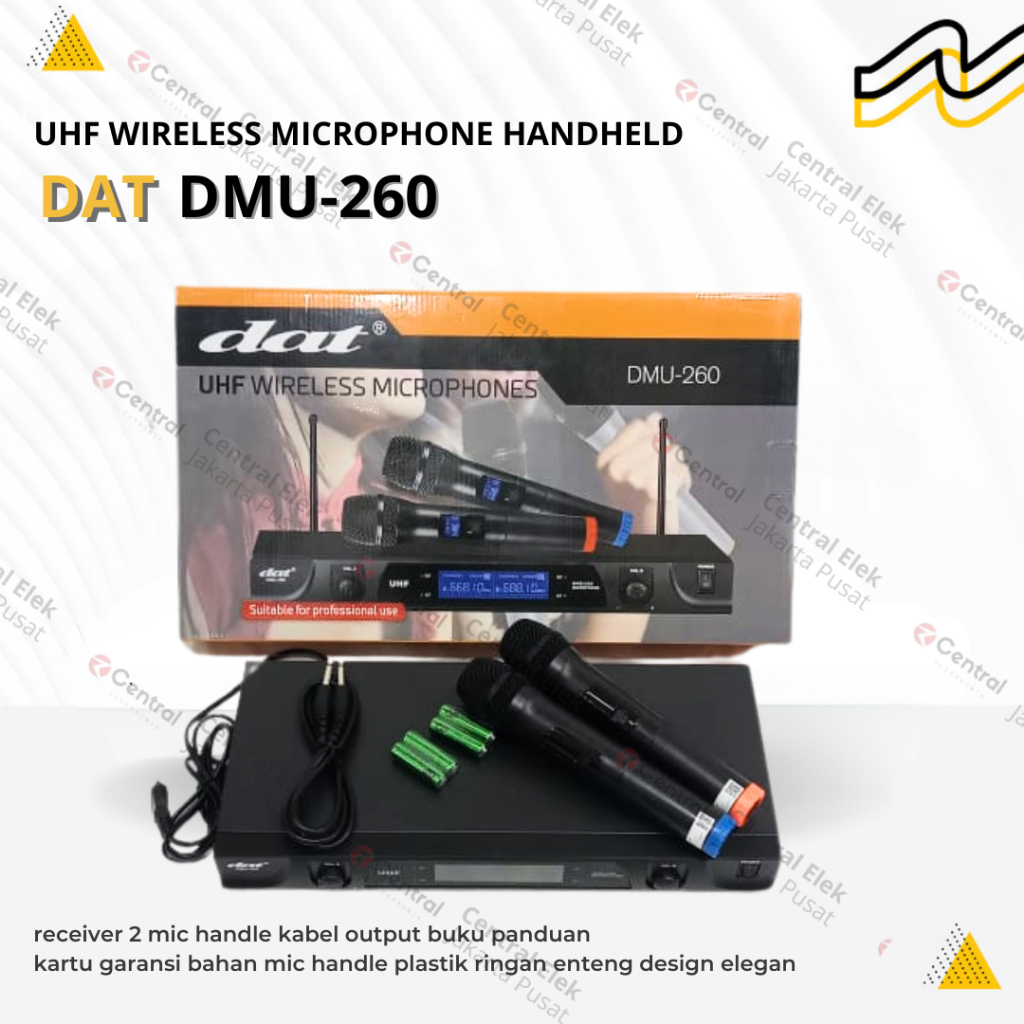 Mic DAT DMU 260 Dual Channels UHF