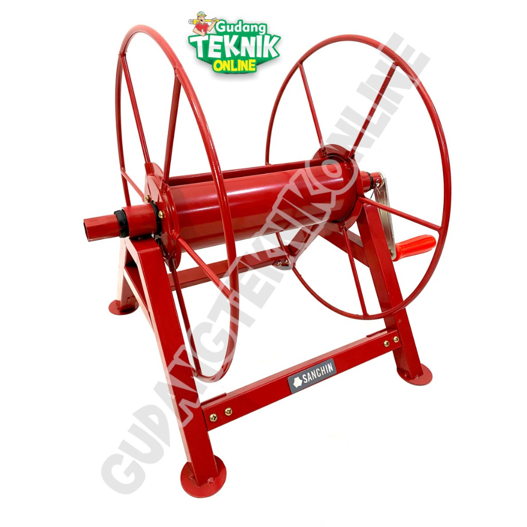 Tempat Gulungan Selang Air 50M 100M 200M SANCHIN ALDO Hose Winch  / Alat Gulungan Penggulung Selang 