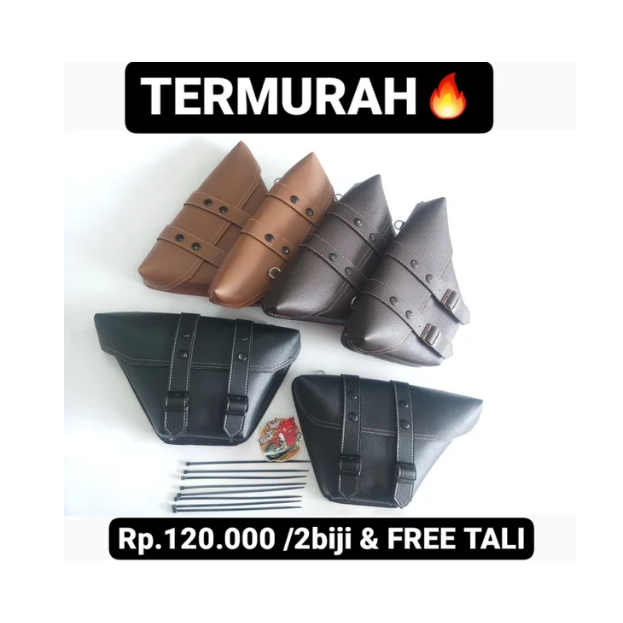 side bag tas cover bok aki japstyle bratstyle custom choper