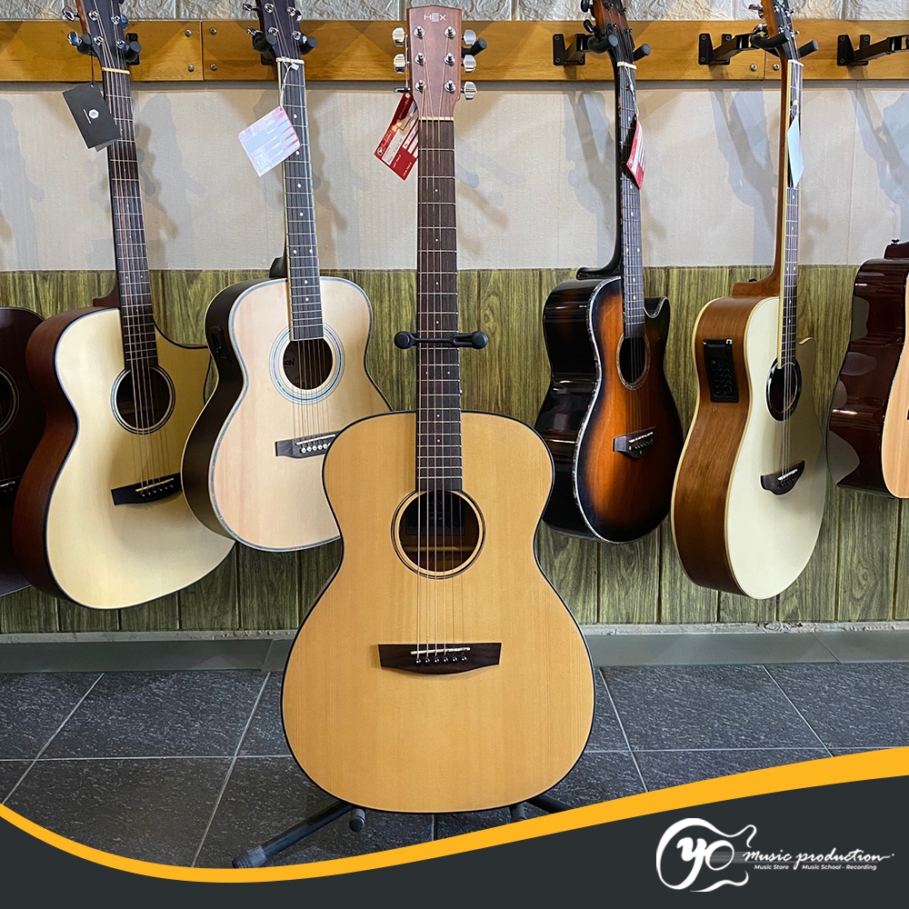 Gitar Akustik Elektrik HEx Hive F70E M Fishman Original