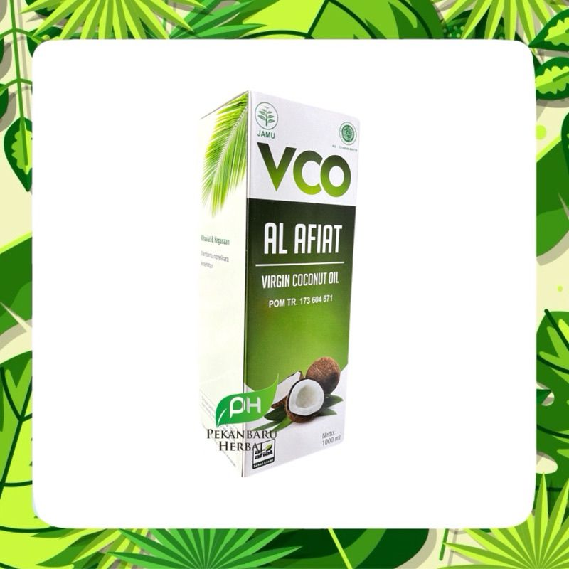 

VCO 1000ml original | Virgin Coconut Oil Al Afiat 1000ml | Minyak Kelapa Murni ( Izin POM )