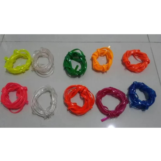 EL Wire flexible neon wire led wire 5 Meter with power supply baterai