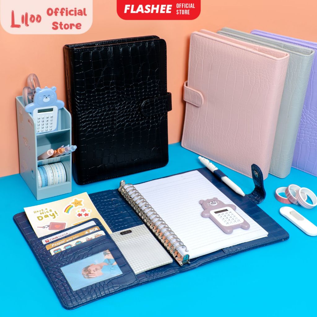 

Binder Flashee Polos Eksklusif A5 20 Ring Croco Agenda A5 Croco 20 Ring Binder Organizer Termurah