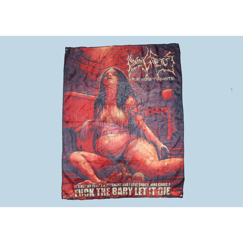 DYING FETUS From womb to WASTE - FLAG ORIGINAL