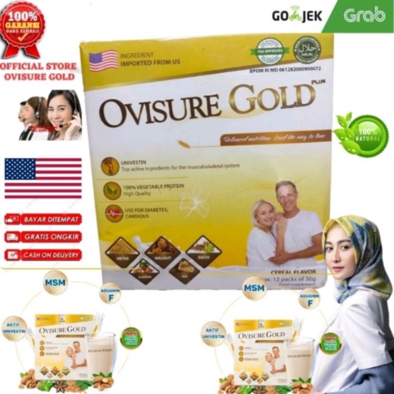 

( Terlaris ) OVISURE GOLD SUSU VITAMIN SENDI AMPUH BPOM