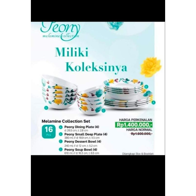 set melamin tupperware