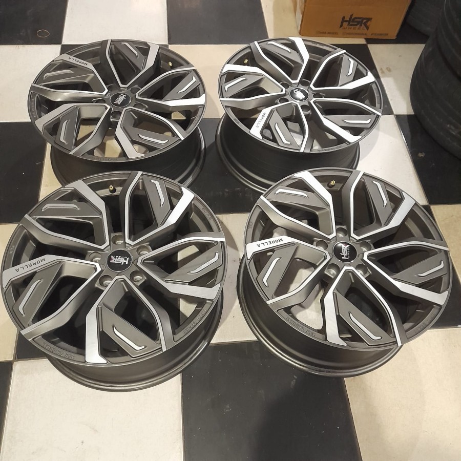 Velg Mobil Second Hsr Morella Ring18 Lebar 7 Lubang 5x114 Et45 Accord Camry Innova