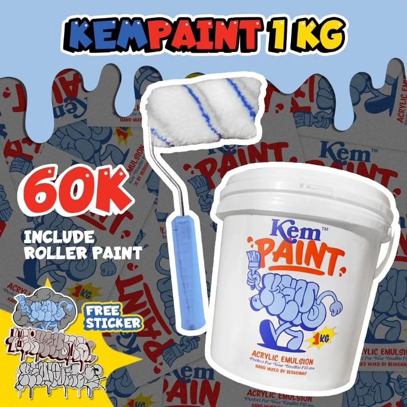 

CAT KEMS PAINT ACRYLIC 1KG (free shipping)