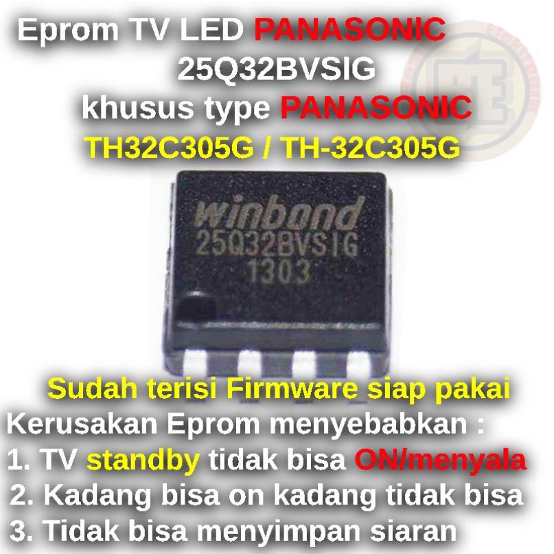 Ic Eprom Firmware TV PANASONIC TH32C305G / TH-32C305G