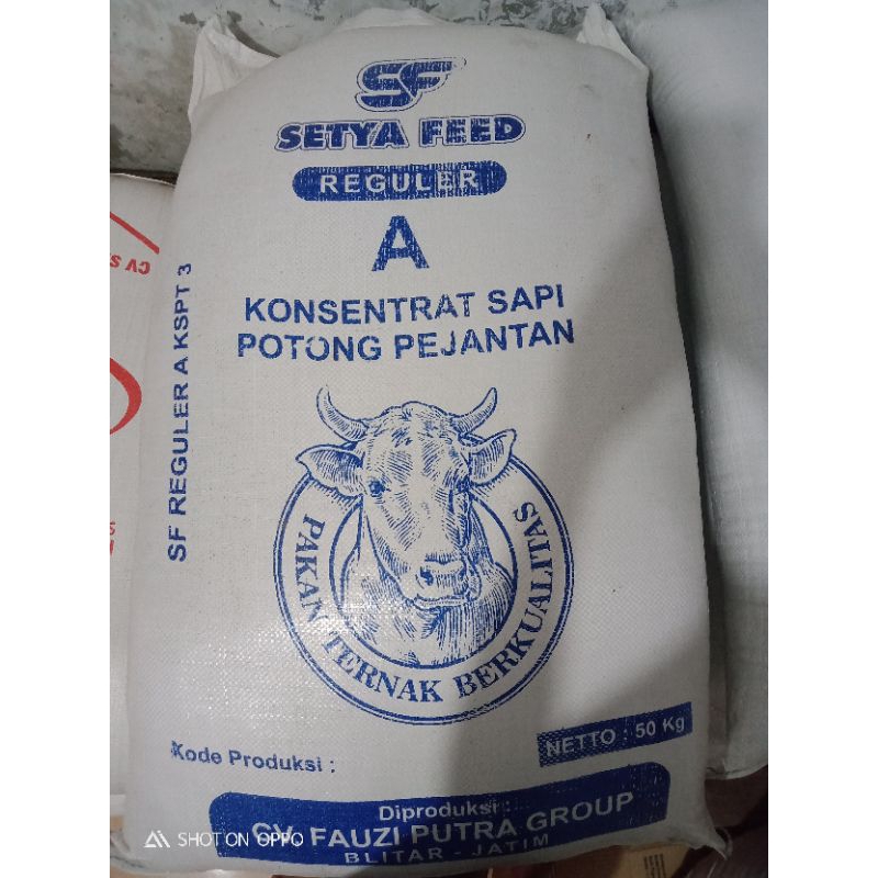Konsentrat Setya Feed Reguler A Konsentrat Sapi Pedaging Konsentrat Kambing Konsentrat Domba