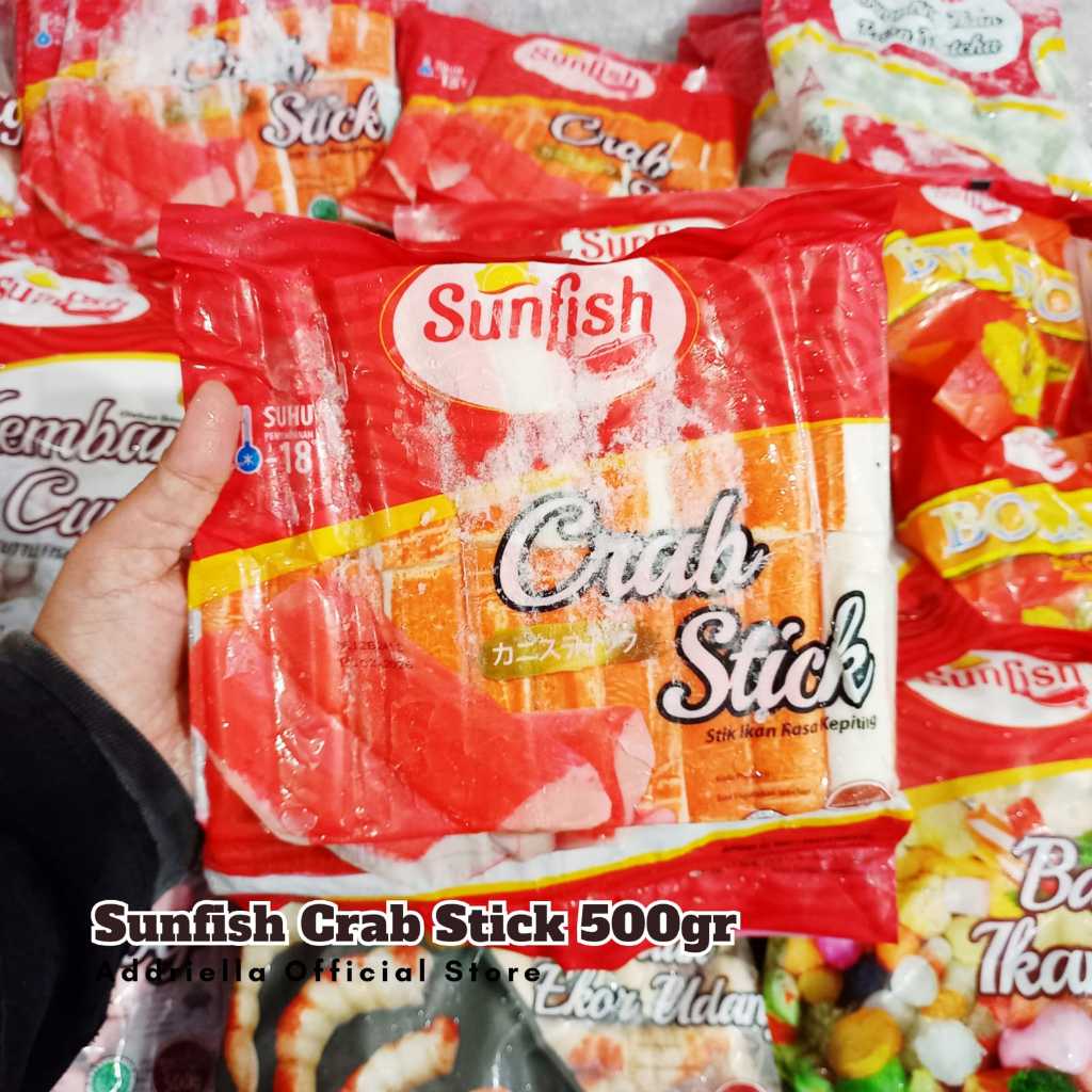 

ADDRIELLA Sunfish Crab Stick 500gr | Sunfish/Frozenfood/Frozenfood Murah