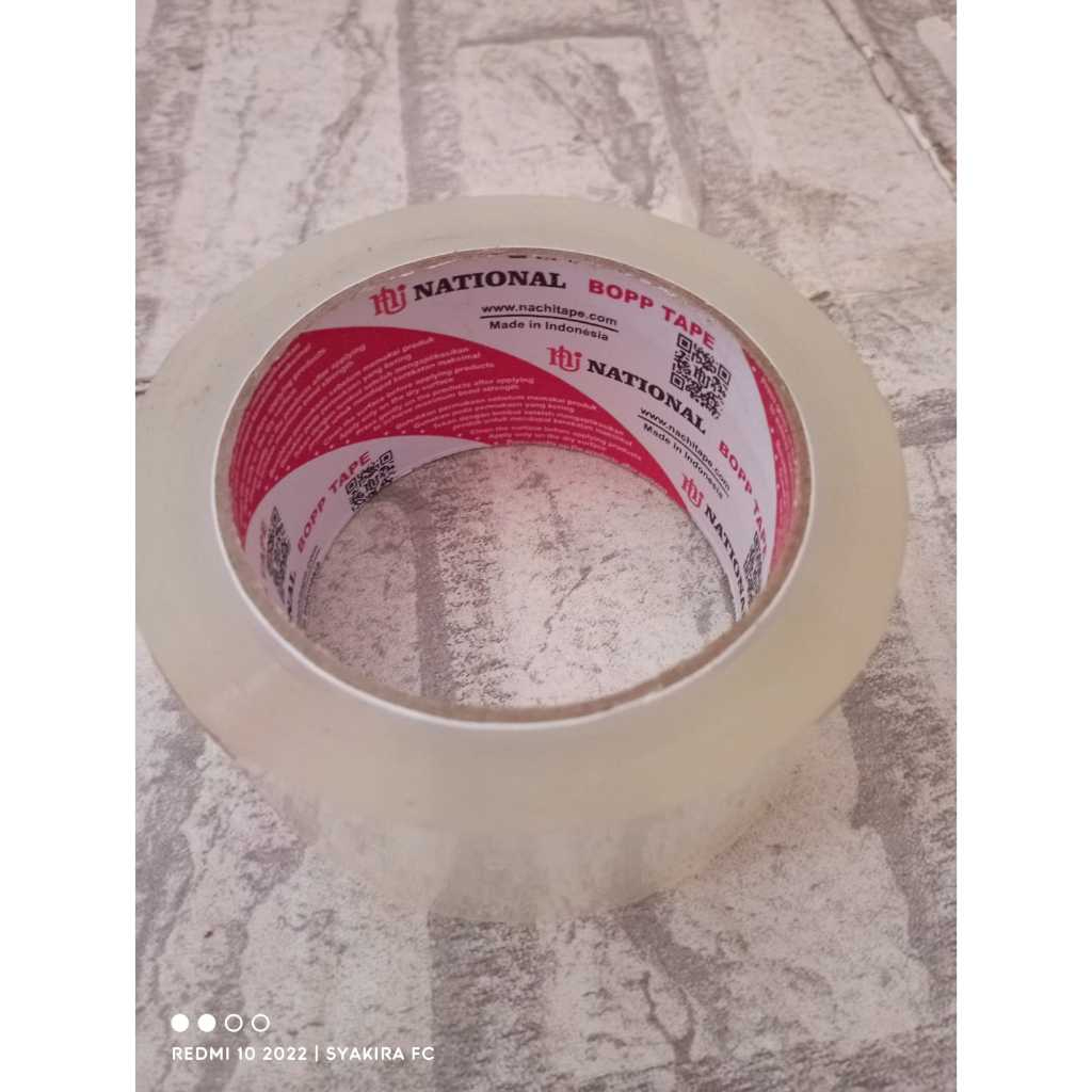 

akban Bening Nachi Opp Packing Tape 2 Inch / 48 mm x 100 Yard / Core Merah / 48mm