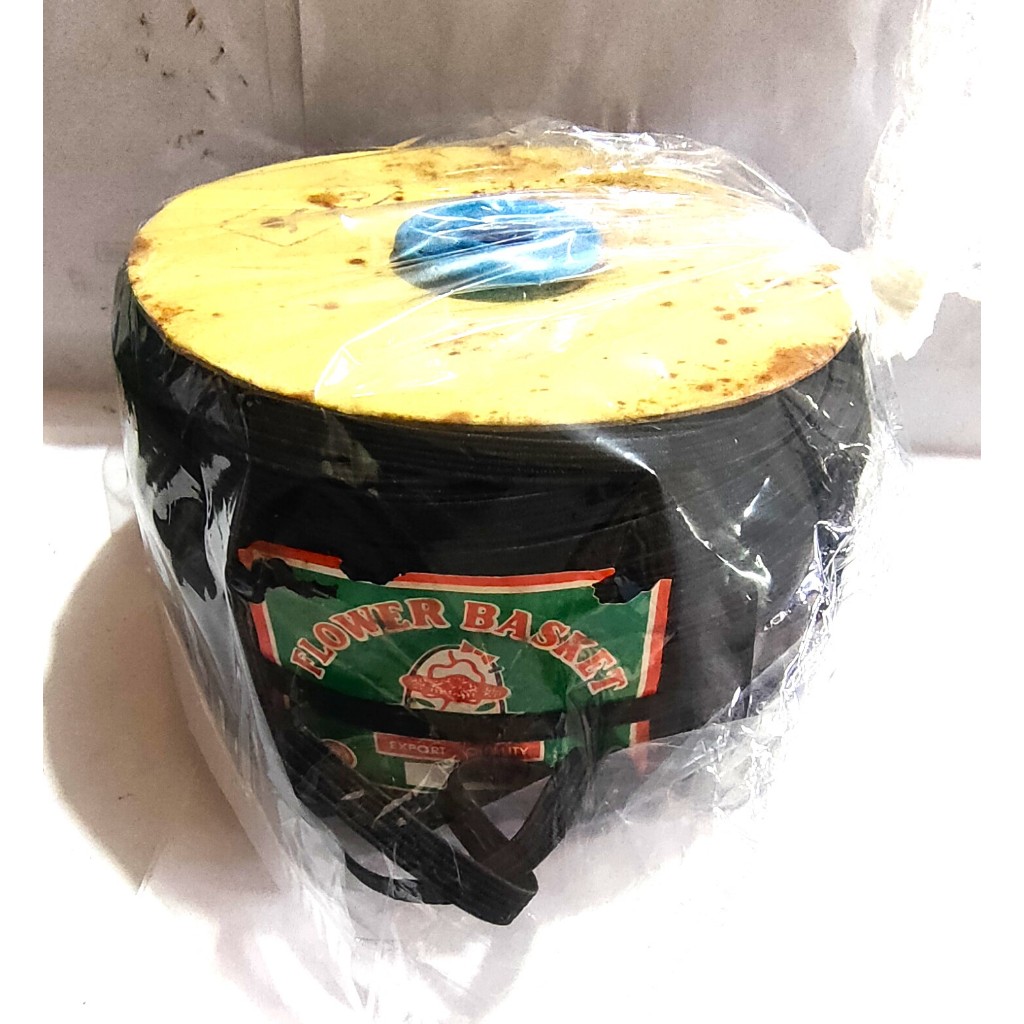 Karet Elastis 6 mm Merk Flower Basket SJ 6 Hitam