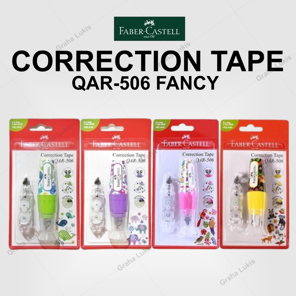 

FABER CASTELL Correction Tape / Tipe X Faber Castell QAR-506 FANCY