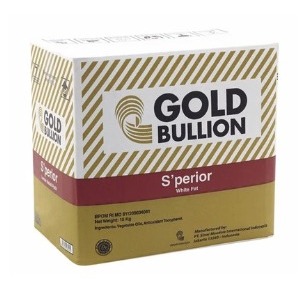 

Gold Bullion Superior White Fat 1KG Repack - S'perior Mentega Putih