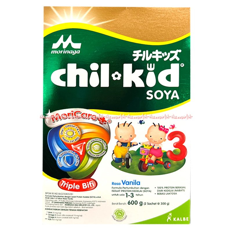 

Chil-kid Soya3 600gr Triple Bifi Monicare Susu Formula Untuk Anak Usia 1-3tahun Chilkid School