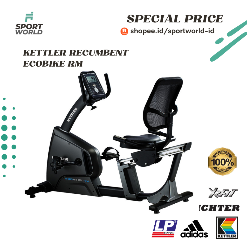KETTLER RECUMBENT BIKE ECOBIKE RM