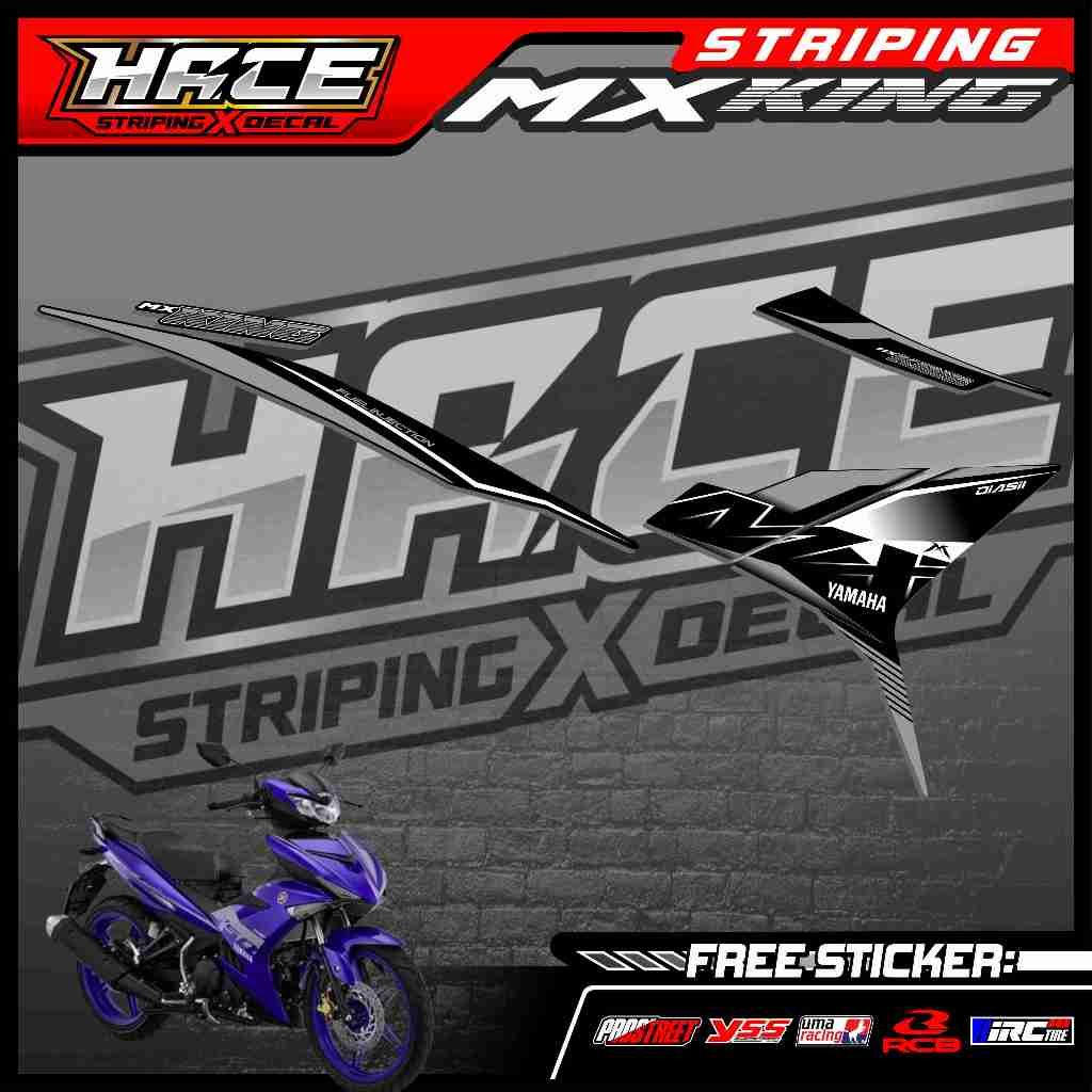 410 STRIPING STICKER JUPITER MX KING - STRIPING JUPITER MX KING SIMPLE GRAFIK