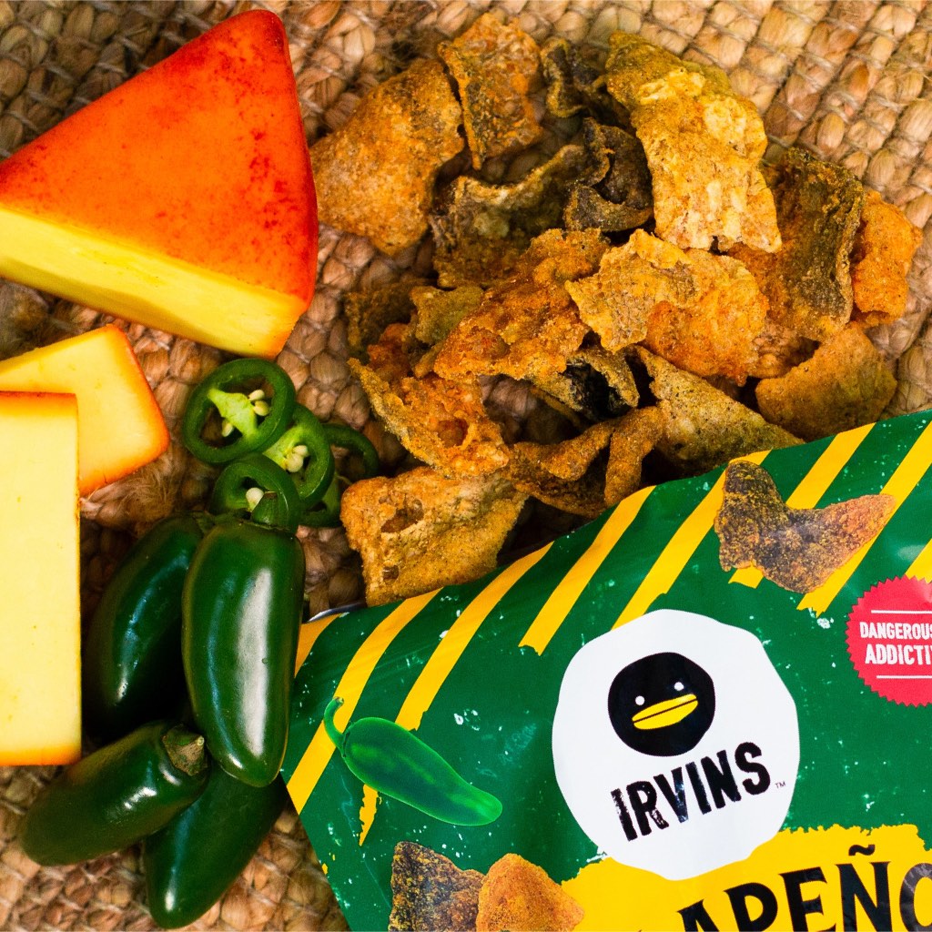 

QH Irvin's Jalapeno Cheese Salmon Skin 80 Gr, Crunchy & Halal