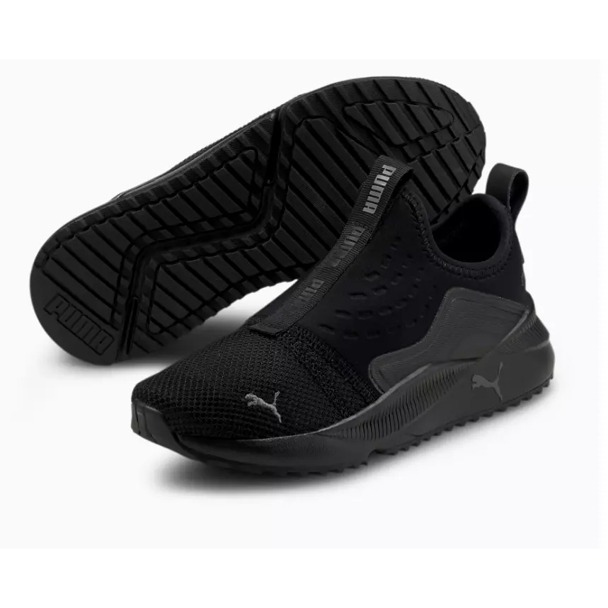 Sepatu Puma Running Pacer Future SlipOn Black-Dark Shadow 382230 01