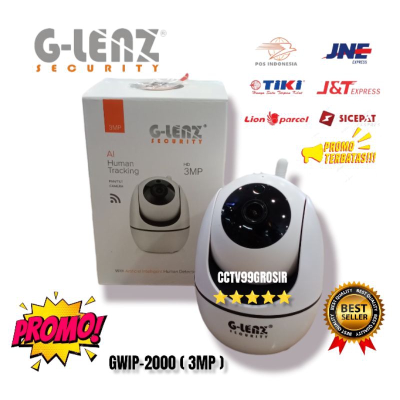 GLENZ SMART IP CAMERA CCTV PTZ - GWIP - 2000 (Full HD 3MP)