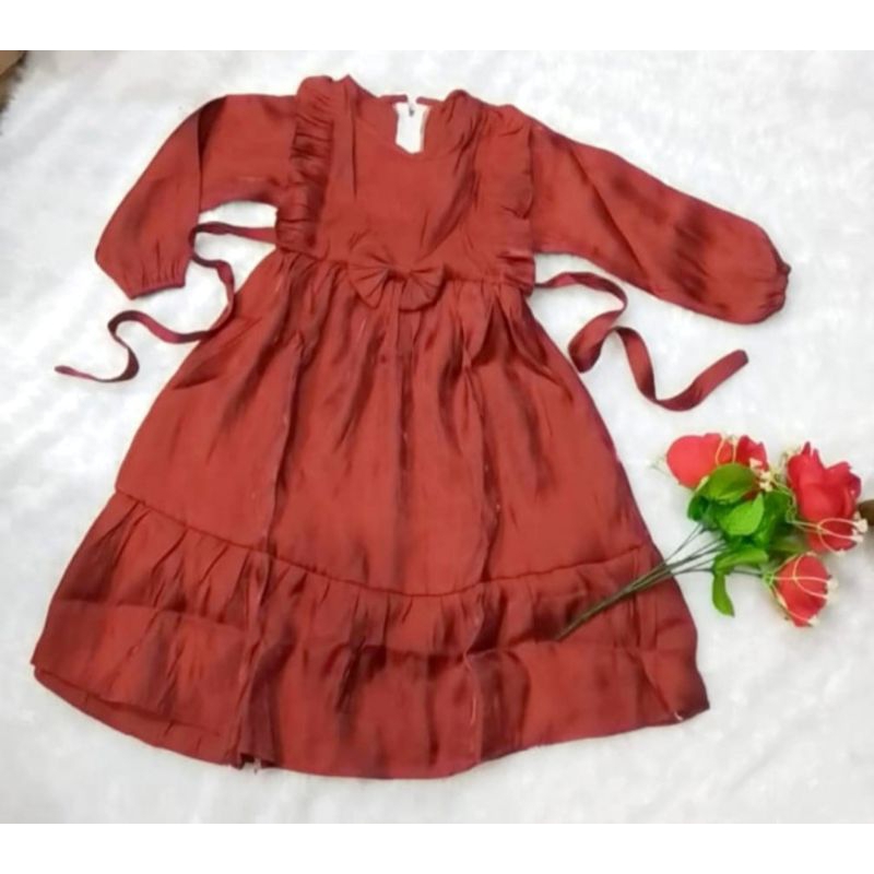Gamis Shimer 3-4 Tahun / Gamis Anak Mewah Adem Halus Lembut
