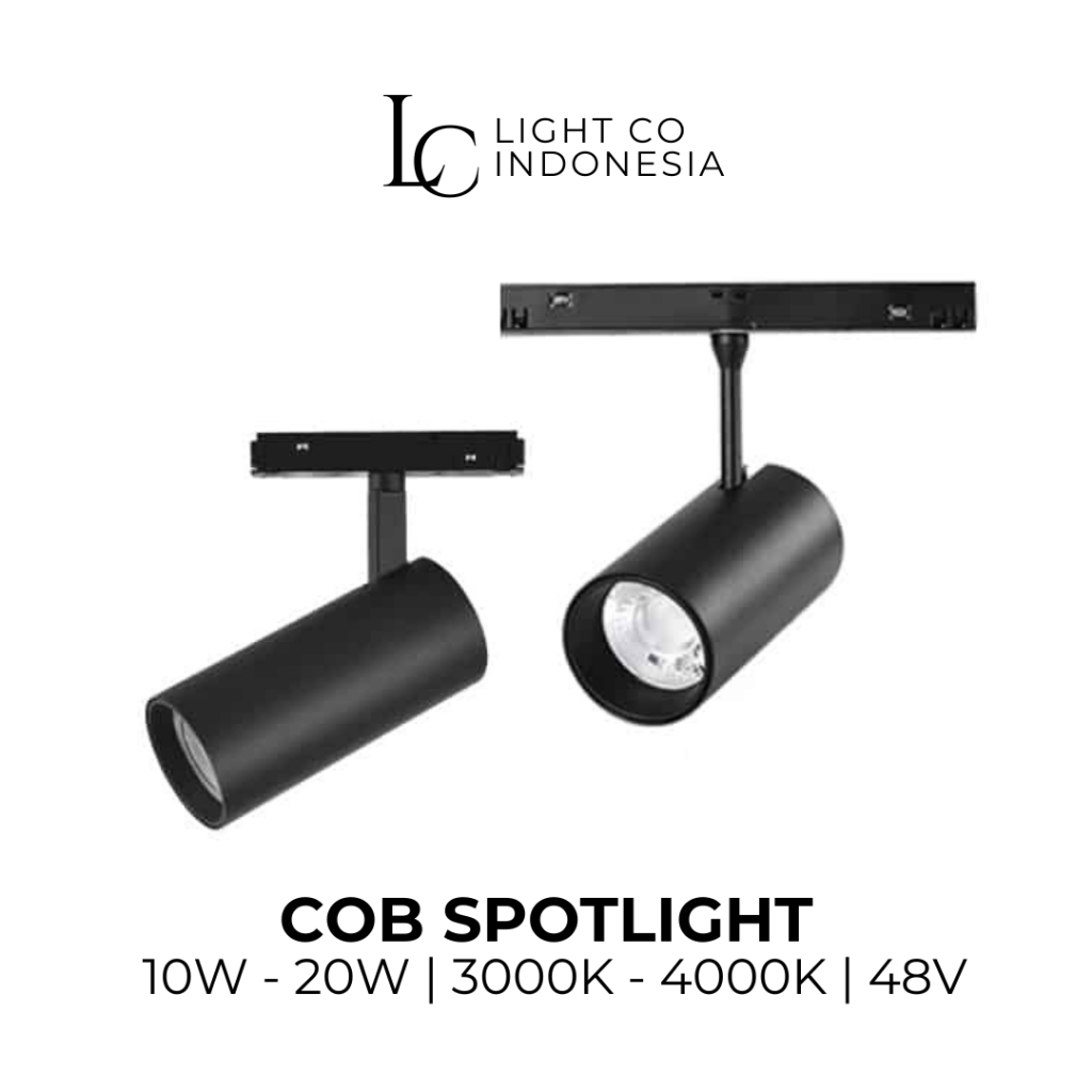 [ LIGHTCO INDONESIA ] MAGNETIC SPOT LAMP 10W 20W 3000K 4000K