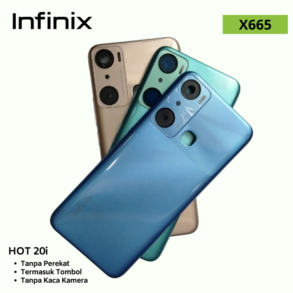 Tutup Belakang Infinix Hot 20i / Back Cover Infinix Hot 20i Infinix Hot20i / X665C