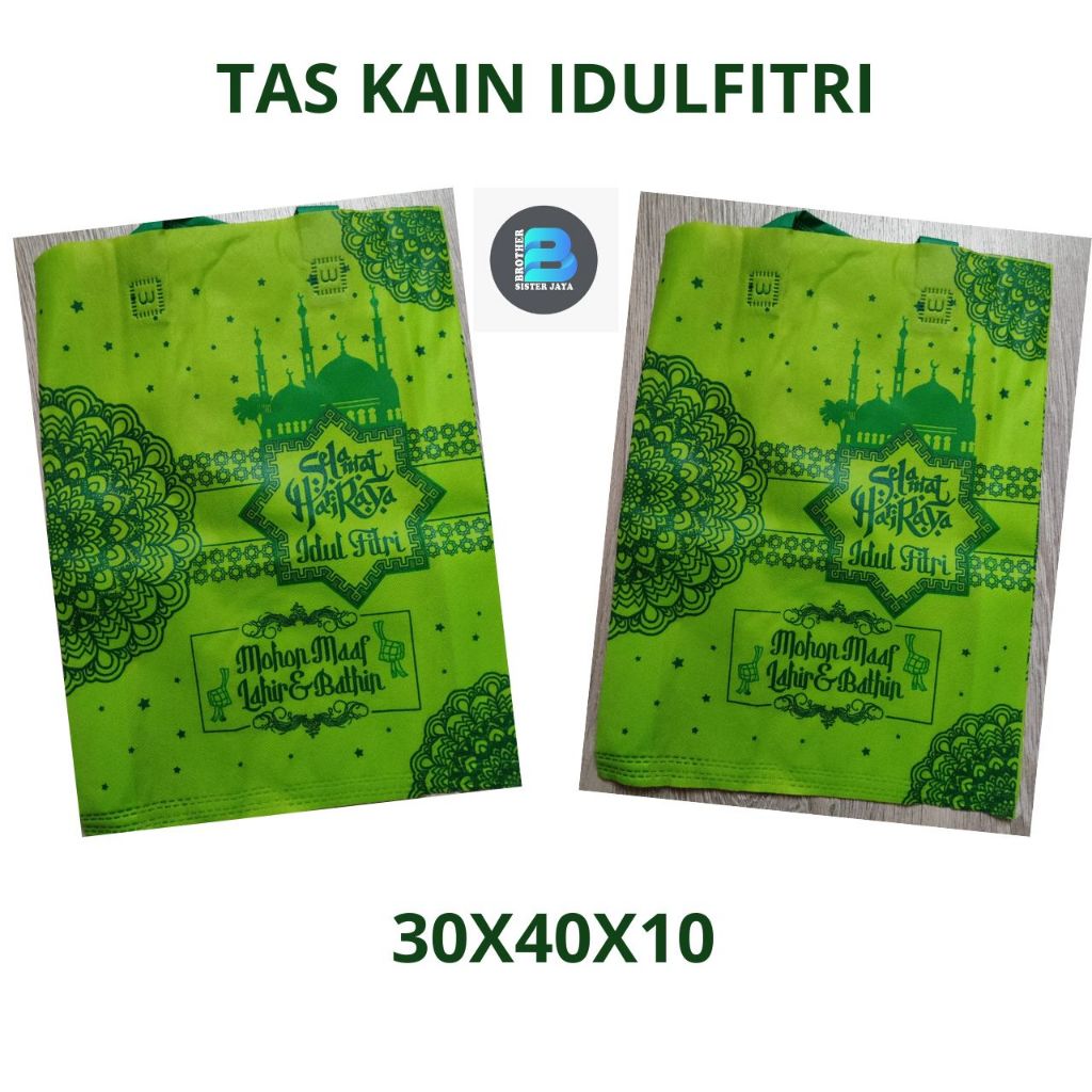 

Jual Murah Tas kain spunbond/Goodiebag Lebaran idul fitri