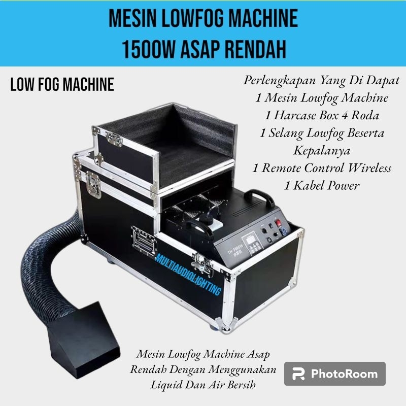 Mesin Asap Dry Ice / Low Fog